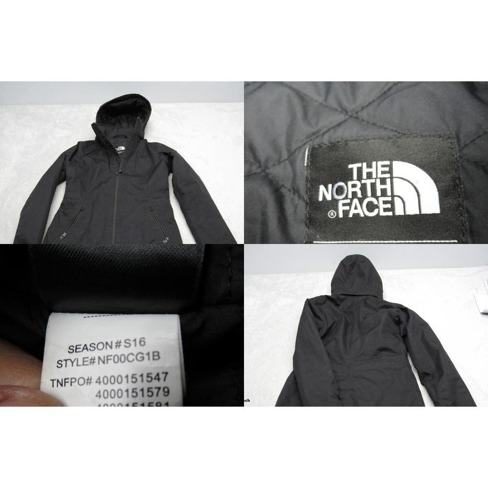 North Face Jacket Womens XS BLK Ancha Parka Insulated Hooded Full Zip Waterproof